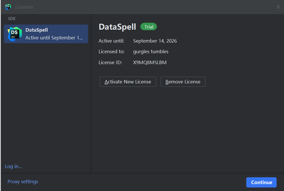 DataSpell 2024.1 激活破解教程