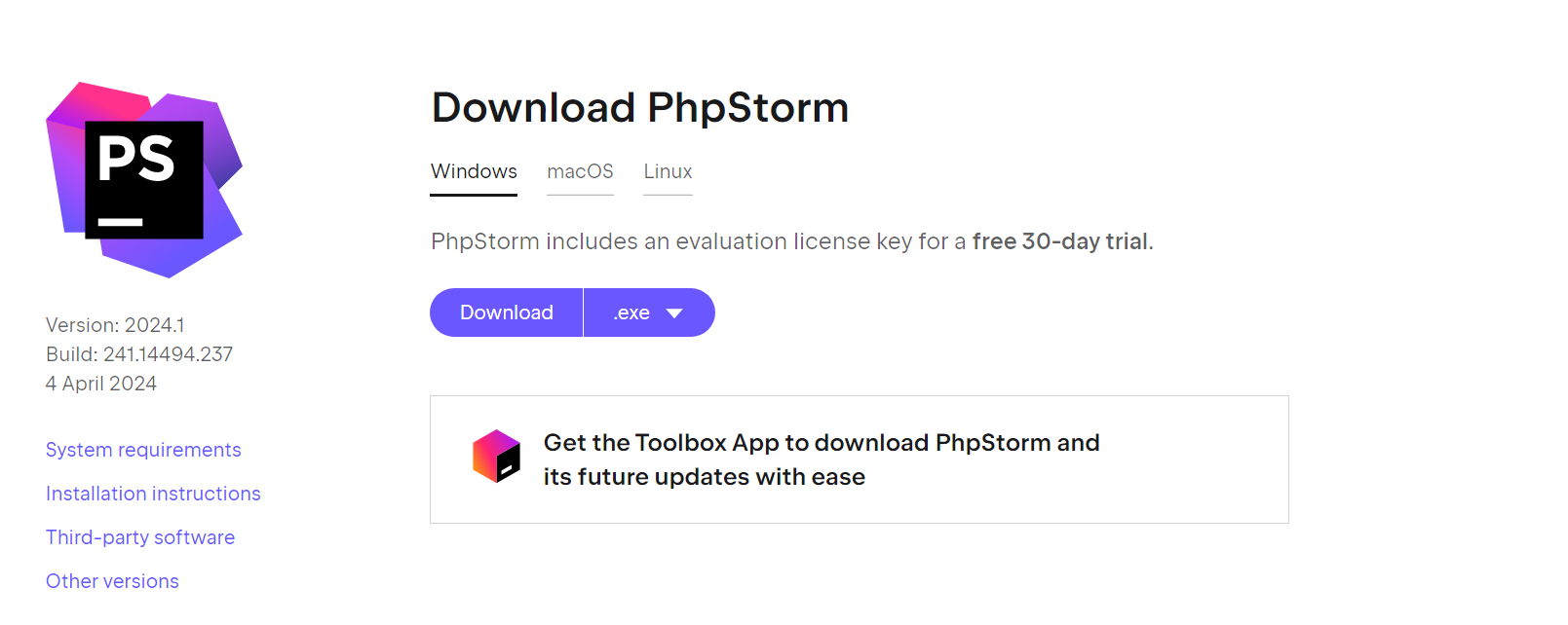 PhpStorm 2024.1 激活破解教程（附激活码，亲测有效）